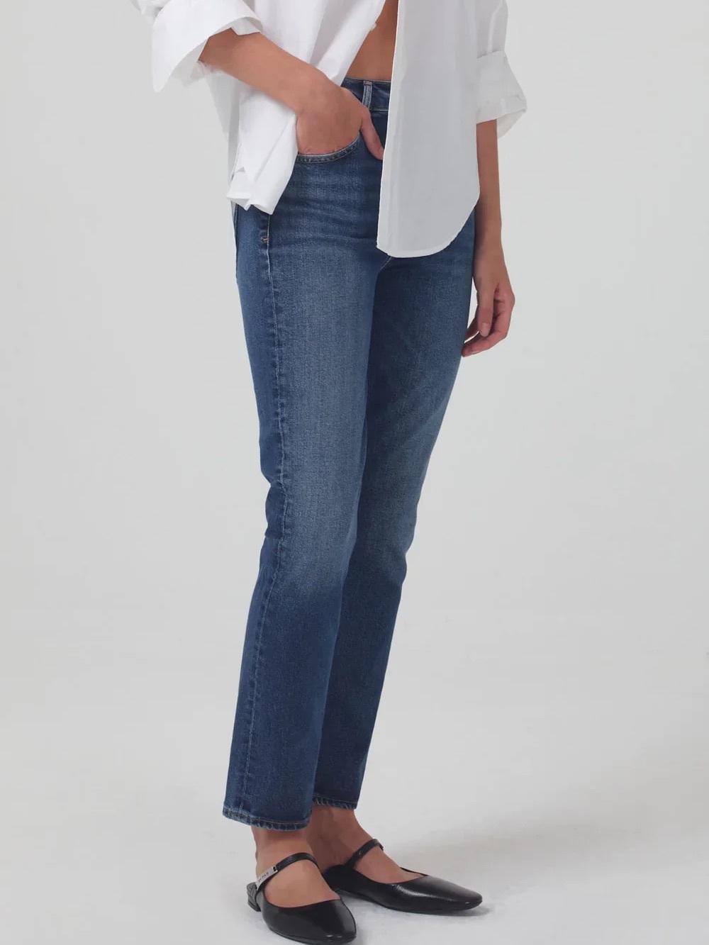 Citizens Of Humanity Charlotte Vintage Inspired High Rise Straight Leg Jeans 26